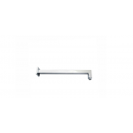 Aqua Chrome Square Wall Shower Arm 400